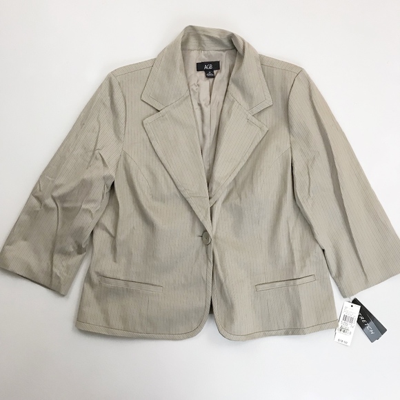 AGB Pinstripe Blazer - Picture 1 of 7